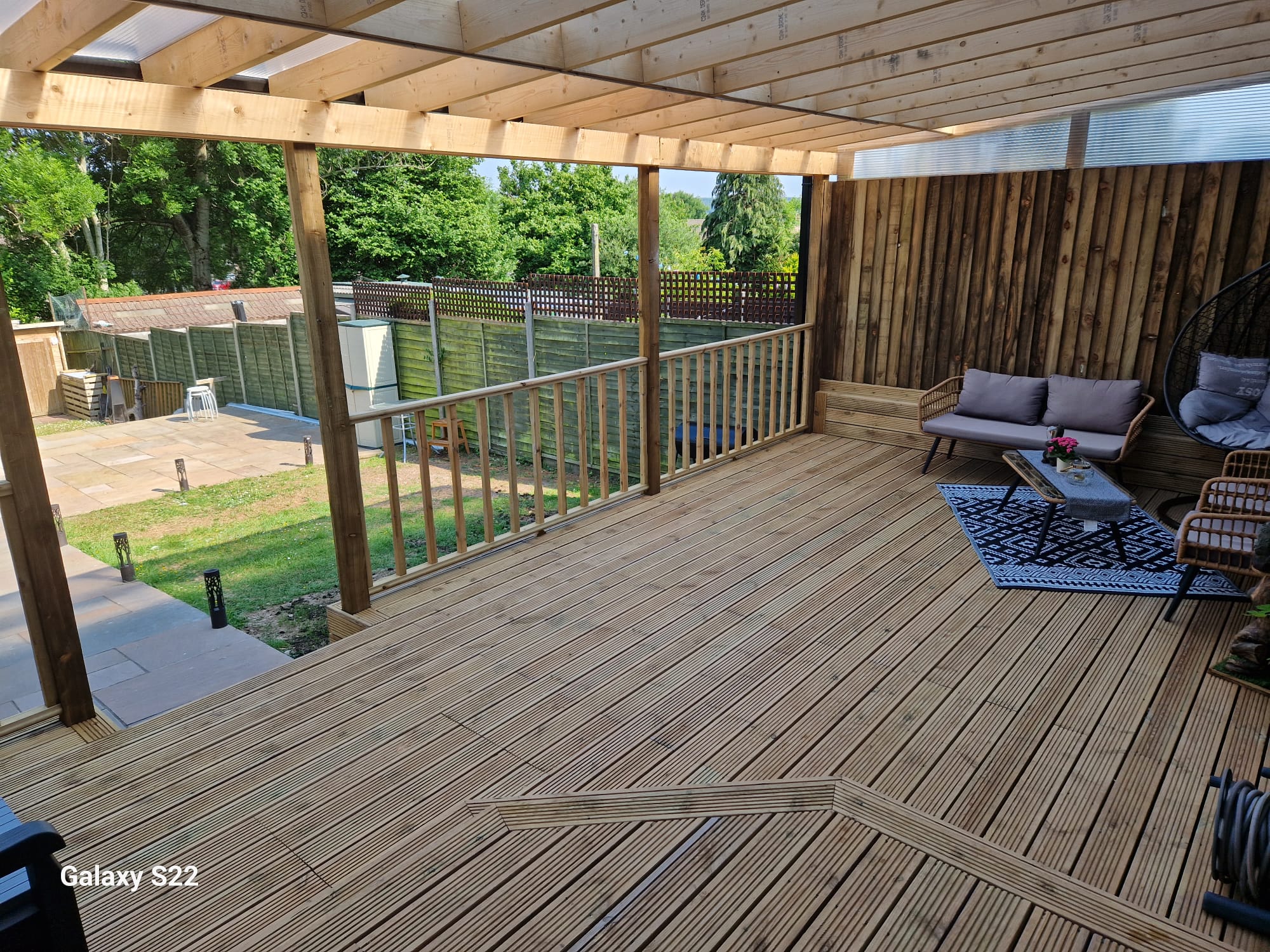 Garden landscaping project by SM Home Improvements in Cardiff