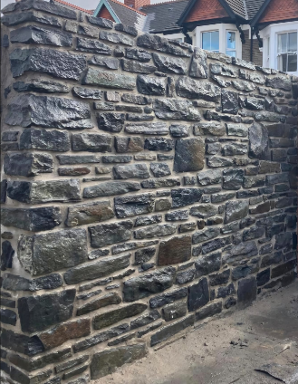 New patio build in a Cardiff garden
